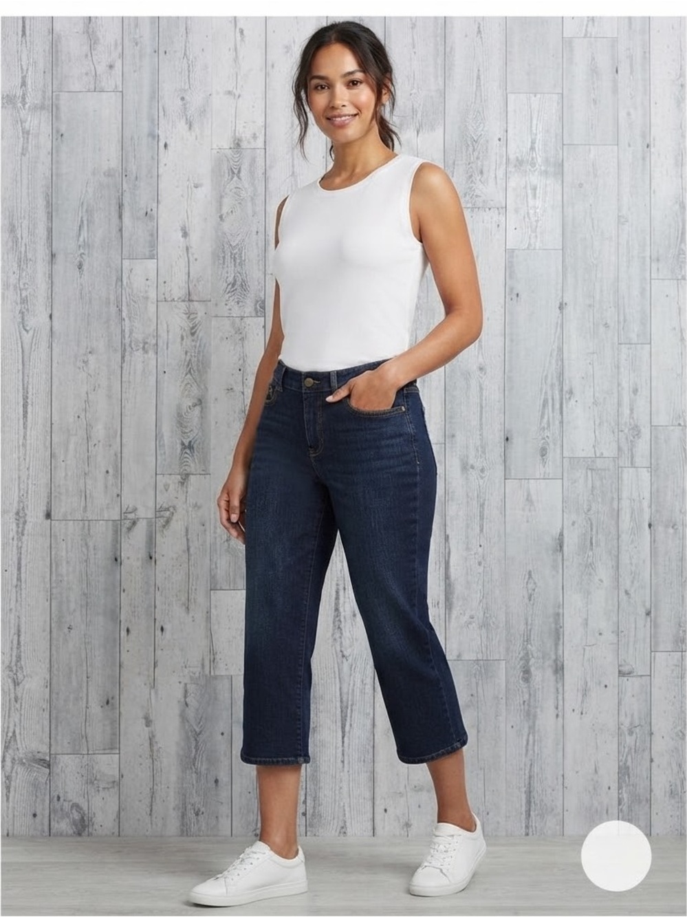 L.L. Bean Denim Crop Jeans 10